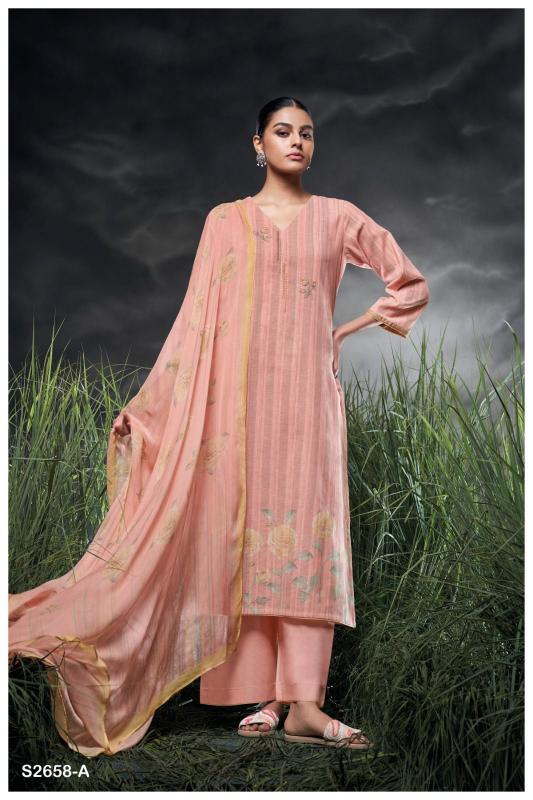 GANGA WRENLEY 2658 Dress Materials Wholesale catalog