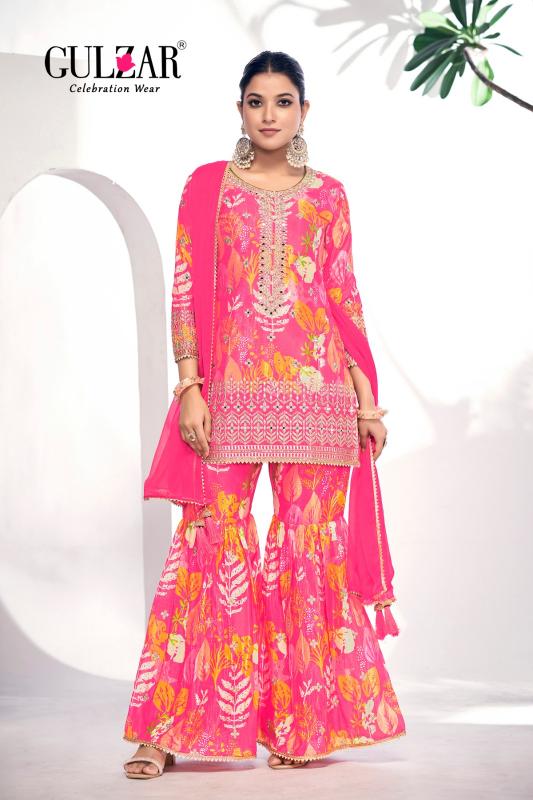 Gulzar Monisha Chinnon Printed Salwar Suits Wholesale catalog