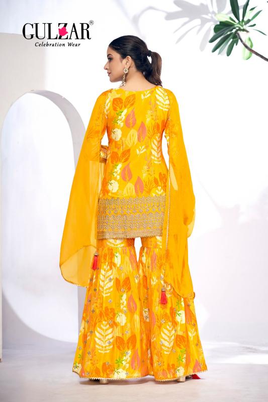 Gulzar Monisha Chinnon Printed Salwar Suits Wholesale catalog