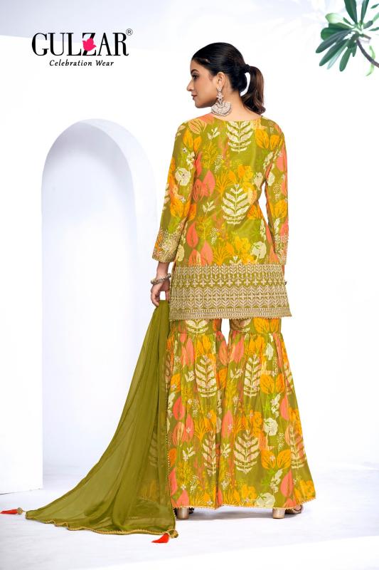 Gulzar Monisha Chinnon Printed Salwar Suits Wholesale catalog