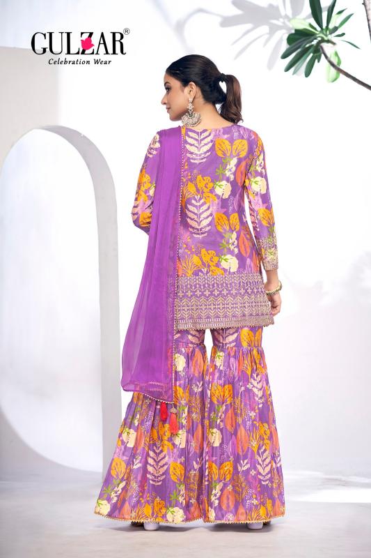 Gulzar Monisha Chinnon Printed Salwar Suits Wholesale catalog