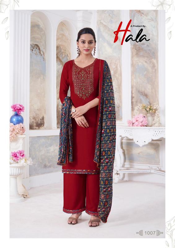 Hala Nigaar Vol 1 Rayon Slub Dress Material Wholesale catalog
