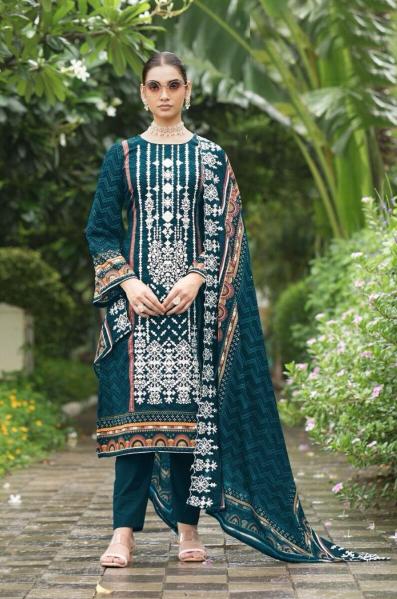 Hazzel 4001 To 4003 Lawn Cotton Salwar Kameez wholesale catalog