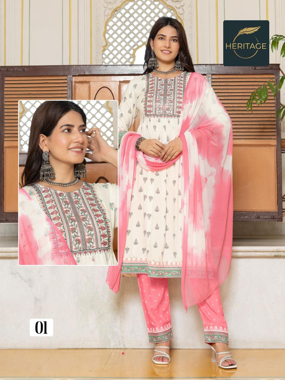 HERITAGE kavya Kurti Wholesale catalog