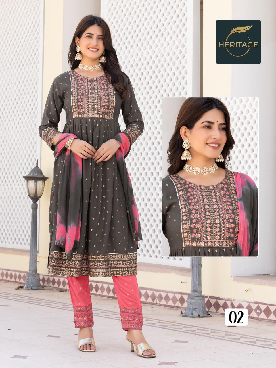 HERITAGE kavya Kurti Wholesale catalog