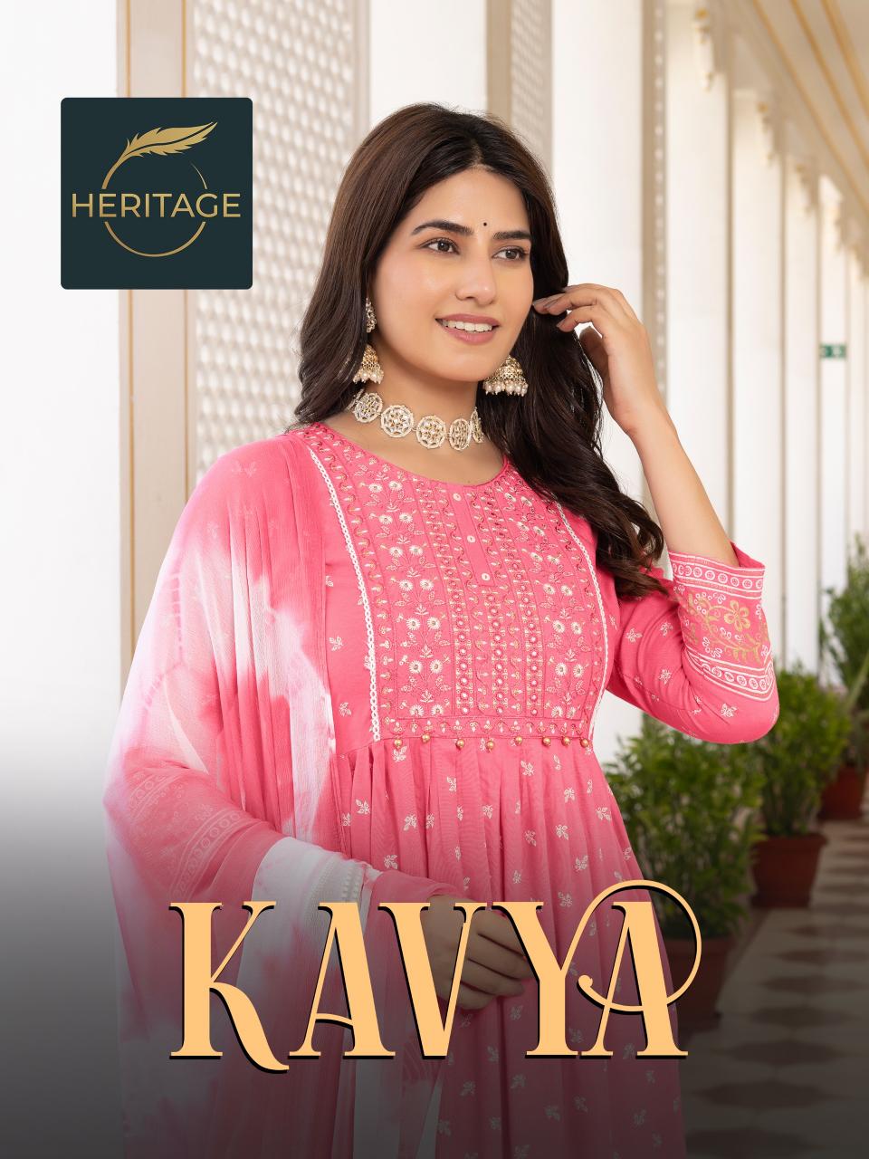 HERITAGE kavya Kurti Wholesale catalog
