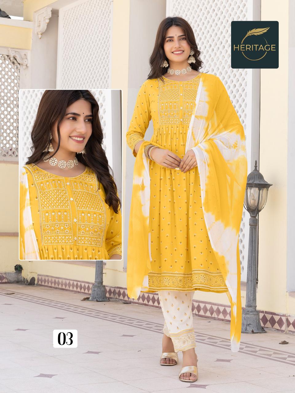 HERITAGE kavya Kurti Wholesale catalog