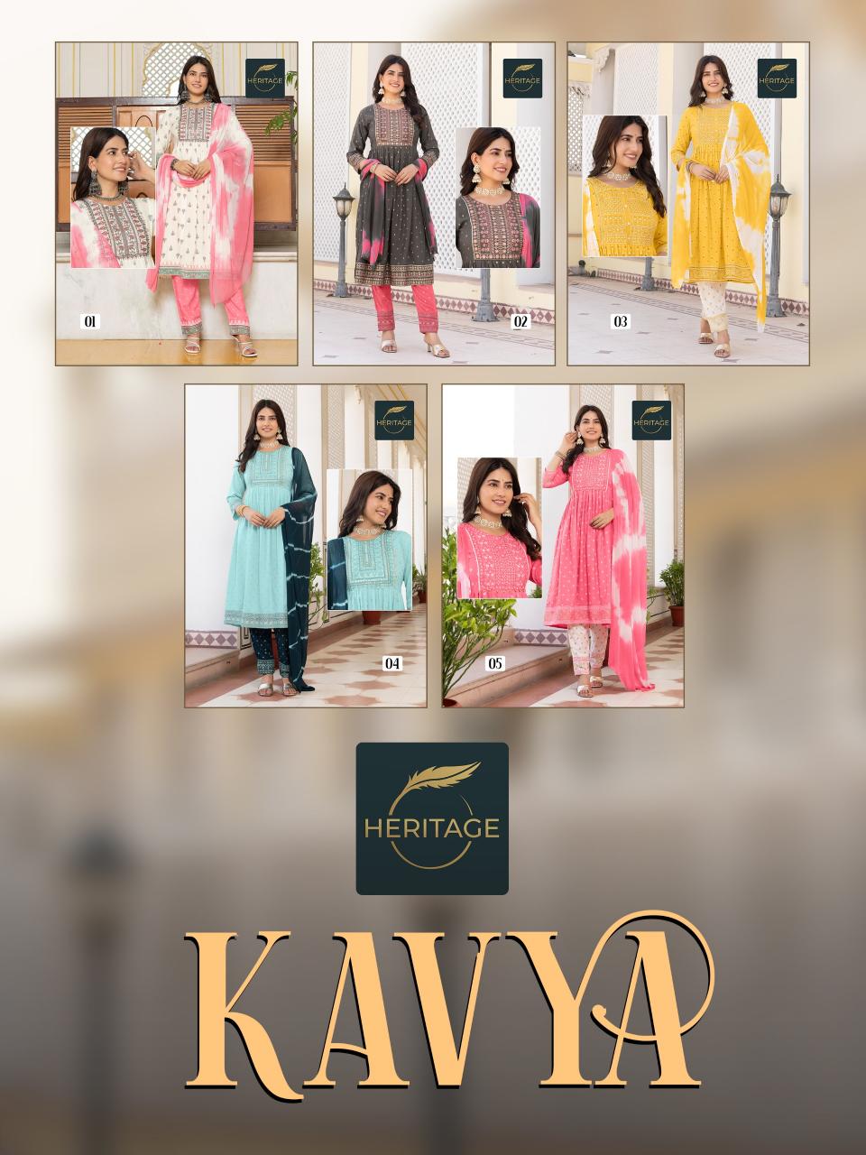 HERITAGE kavya Kurti Wholesale catalog