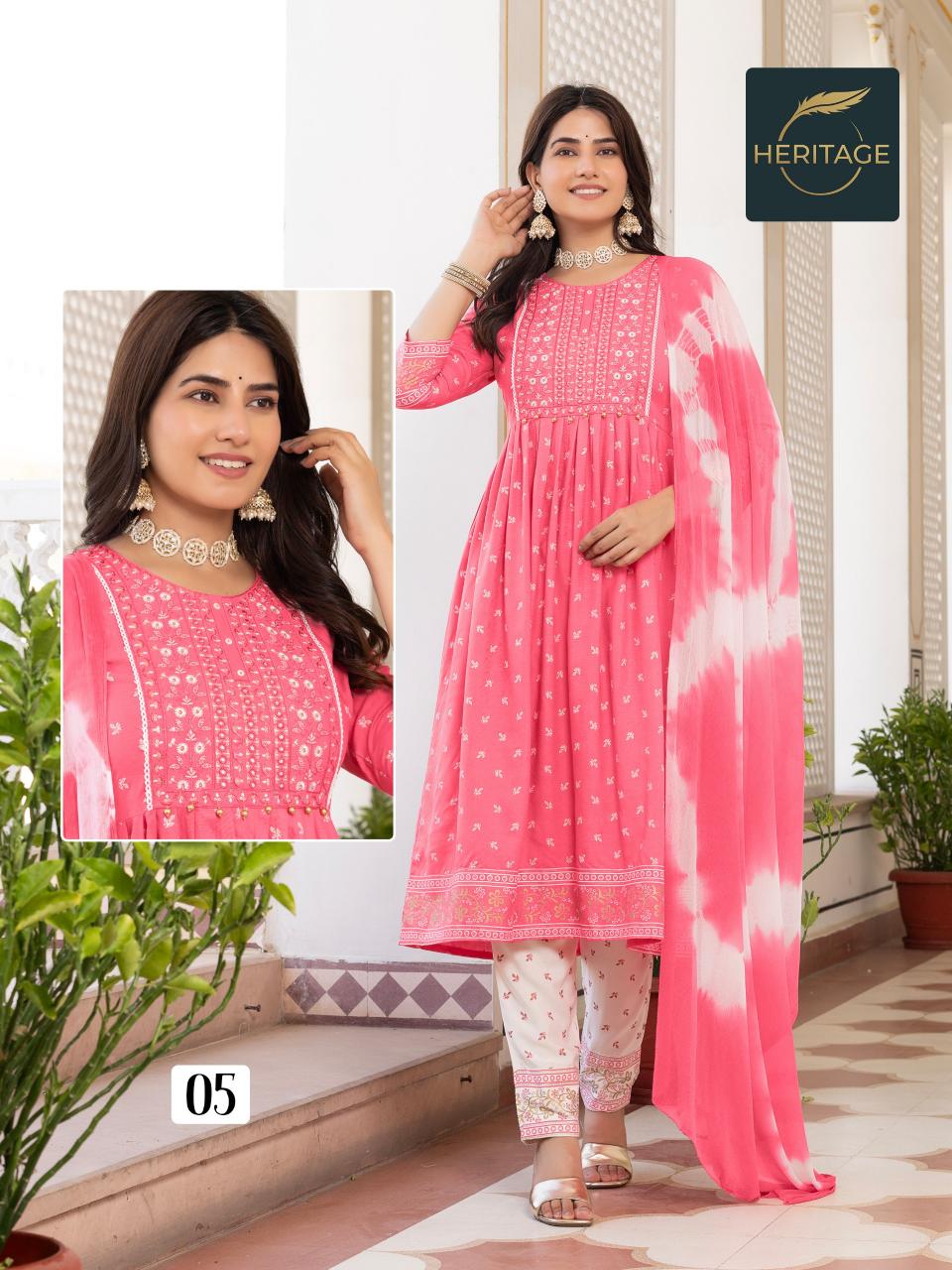 HERITAGE kavya Kurti Wholesale catalog