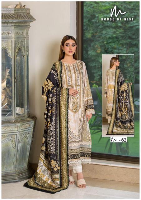 House Of Mist Ghazal Vol 7 Cotton Dress Material Wholesale catalog
