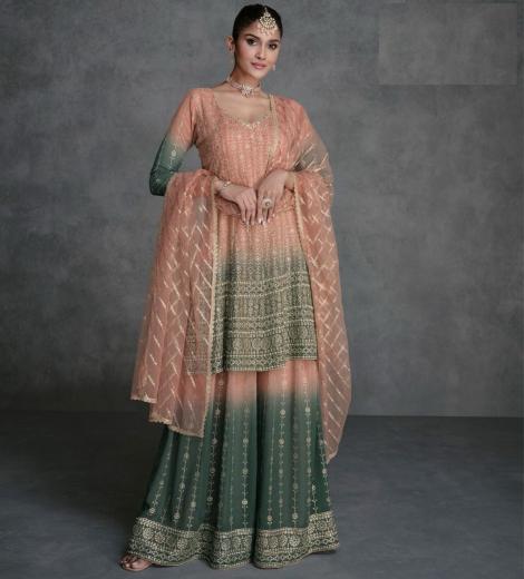 Jarokha 5441 To 5443 Real Georgette Salwar wholesale catalog