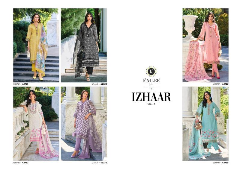 KAILEE FASHION IZHAAR vol-3 Kurti Wholesale catalog