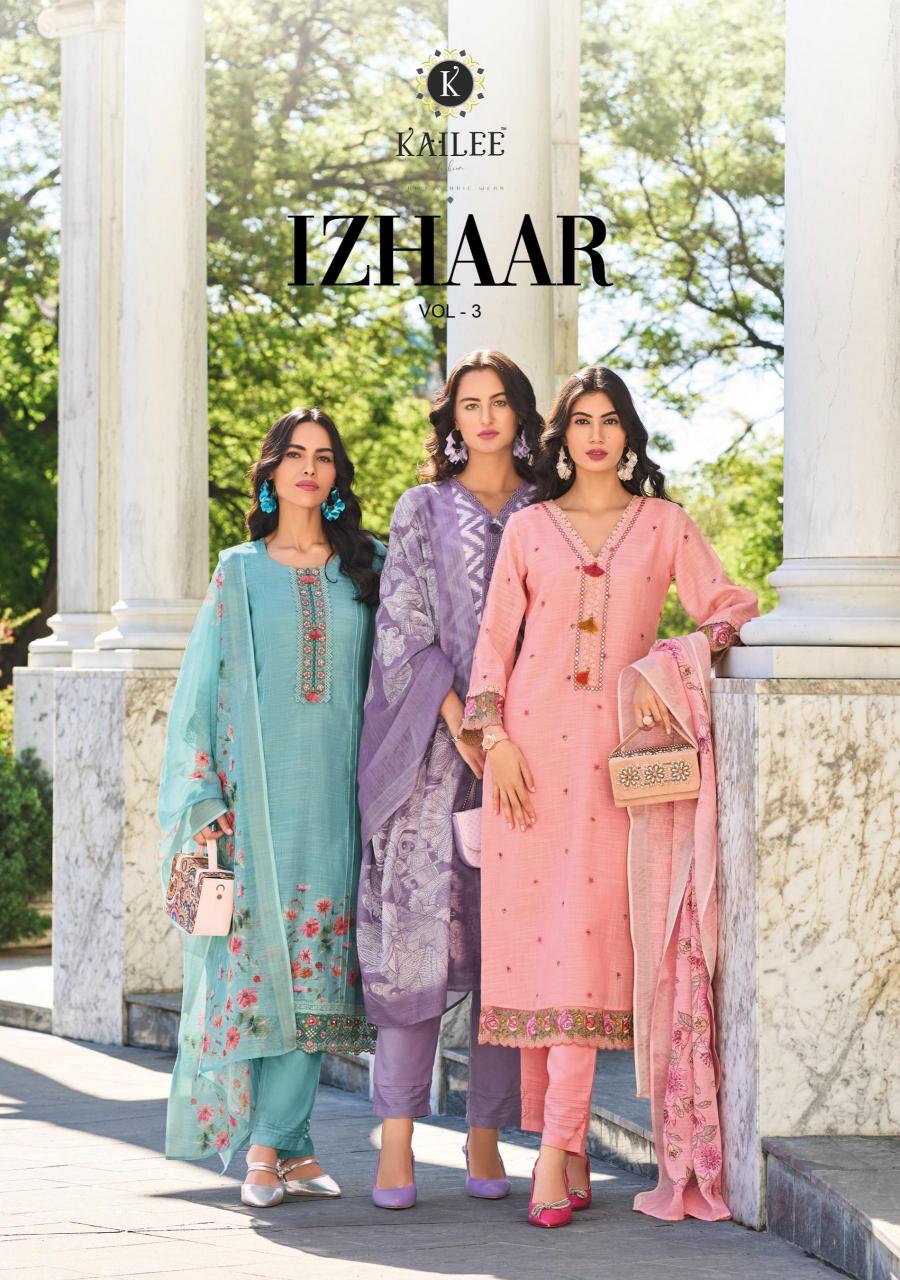 KAILEE FASHION IZHAAR vol-3 Kurti Wholesale catalog