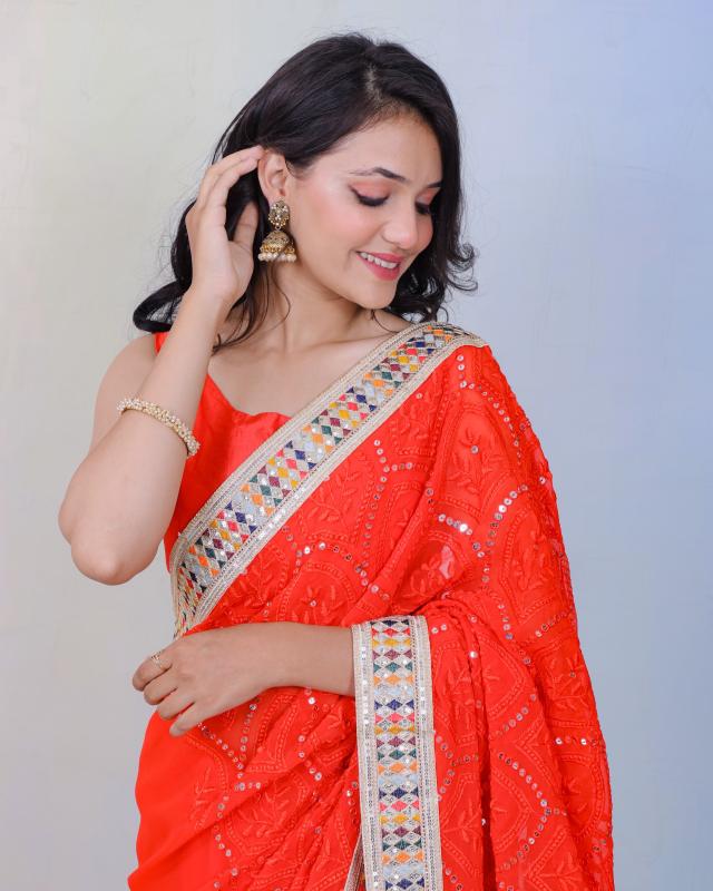 Kanchana 01 Georgette Designer Saree wholesale catalog