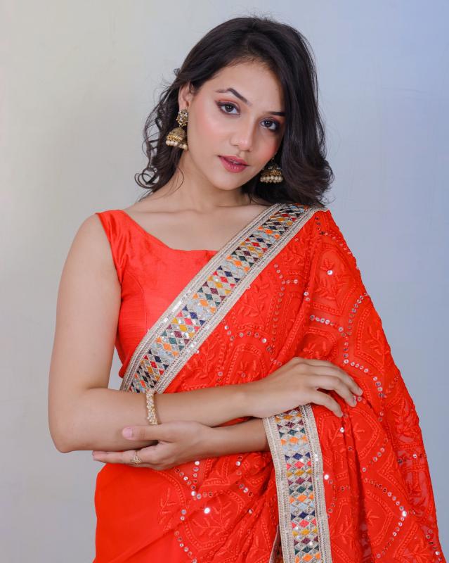 Kanchana 01 Georgette Designer Saree wholesale catalog