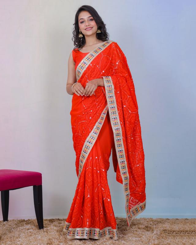 Kanchana 01 Georgette Designer Saree wholesale catalog