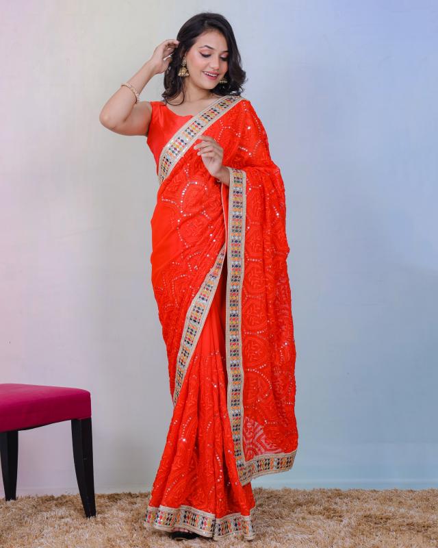 Kanchana 01 Georgette Designer Saree wholesale catalog