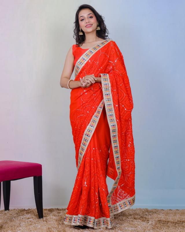 Kanchana 01 Georgette Designer Saree wholesale catalog