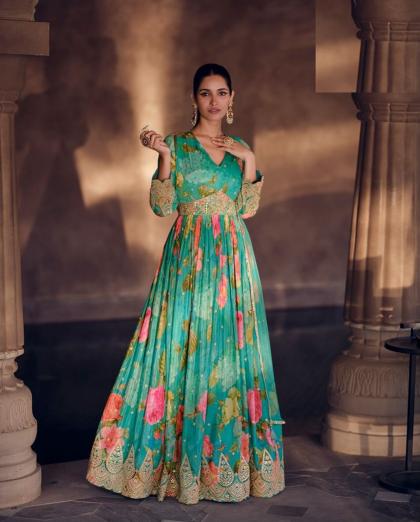 Kesar 5470 To 5474 Georgette Designer Salwar Kameez Wholesale catalog