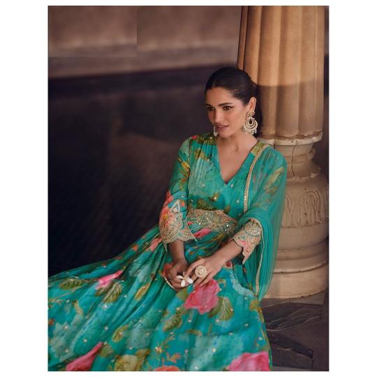 Kesar 5470 To 5474 Georgette Designer Salwar Kameez Wholesale catalog