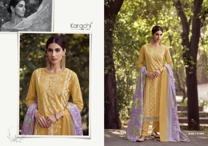 Kesar Kaabil Fancy Embroidered Dress Material Wholesale catalog