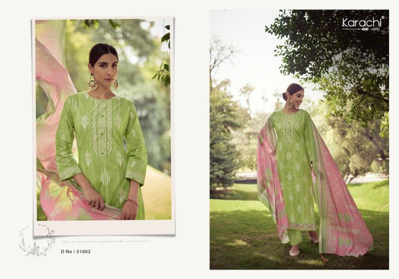 Kesar Kaabil Fancy Embroidered Dress Material Wholesale catalog