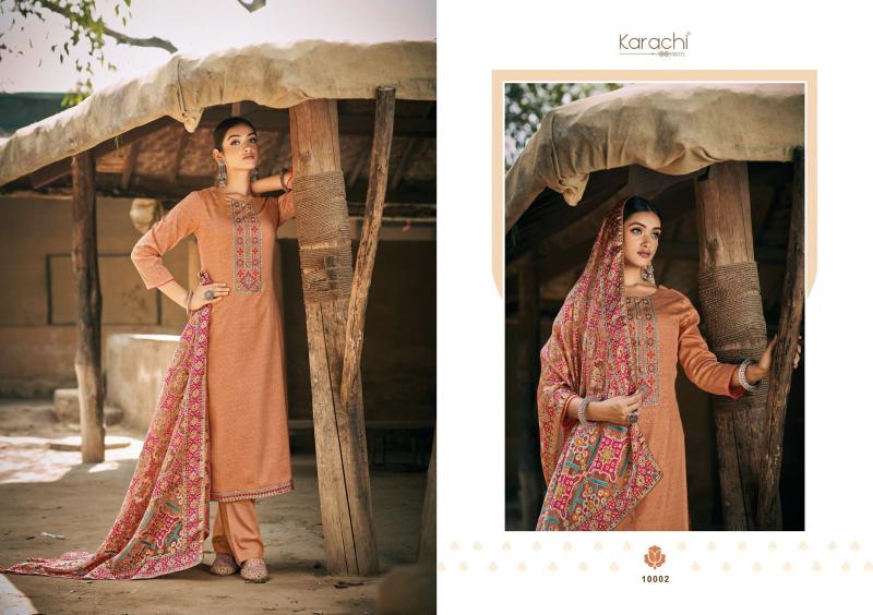 Kesar Patola Fancy Printed Dress Material Wholesale catalog