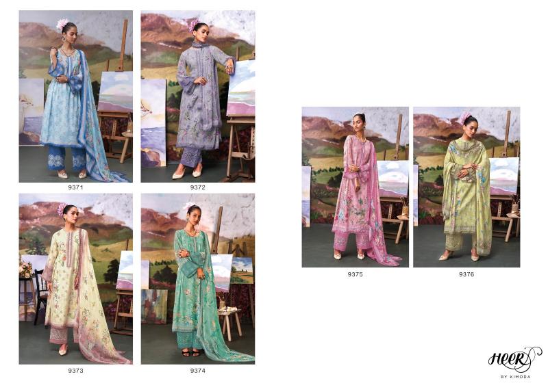 Kimora Heer Tasveer Muslin Digital Printed Salwar Suits wholesale catalog