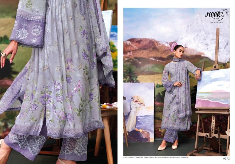 Kimora Heer Tasveer Muslin Digital Printed Salwar Suits wholesale catalog