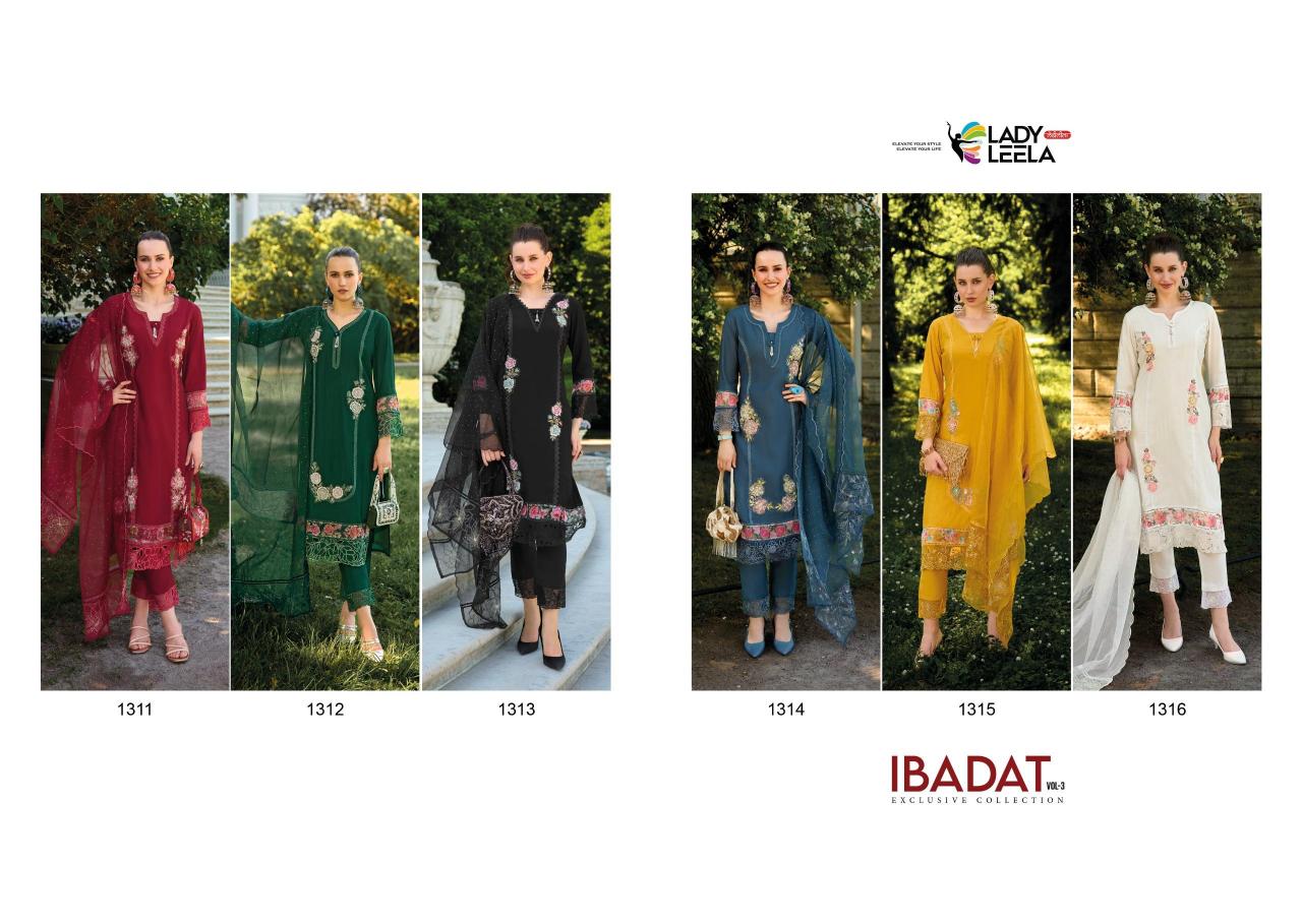 LADY LEELA IBADAT VOL3 KURTI wholesale catalog