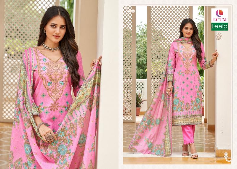 Lctm Leela Kaira Cotton Printed Dress Material wholesale catalog