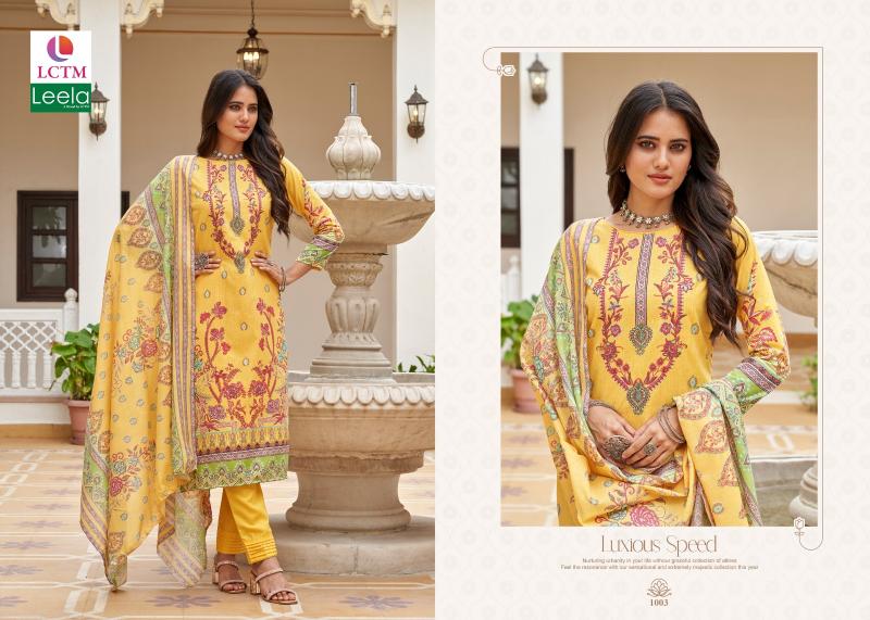 Lctm Leela Kaira Cotton Printed Dress Material wholesale catalog