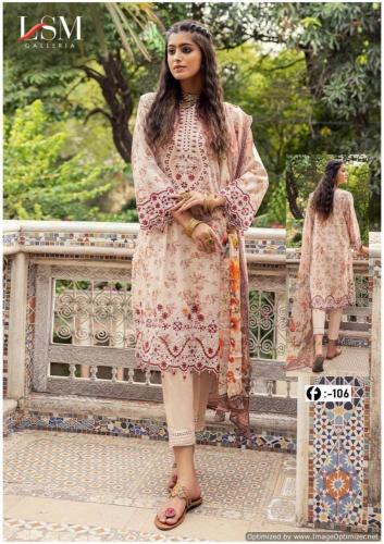 Lsm Firdous Queen Vol 10 Cotton Printed Dress Materials Wholesale catalog