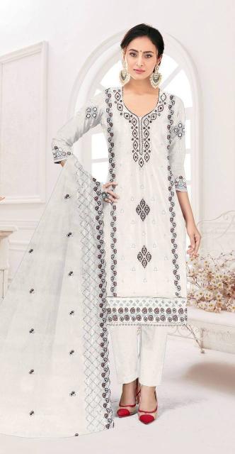 Mah E Rooh 4117 A To F Georgette Salwar Suit wholesale catalog