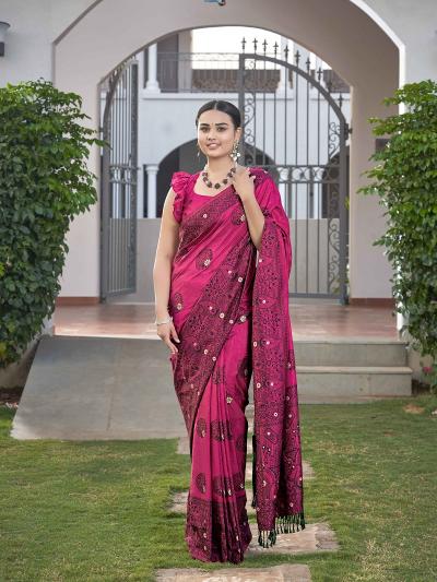 Manohari Hit Colour 47 Jacquard surat saree centre wholesale