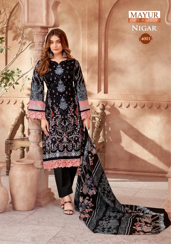 Mayur Nigar Vol 4 Cotton Printed Dress Material wholesale catalog