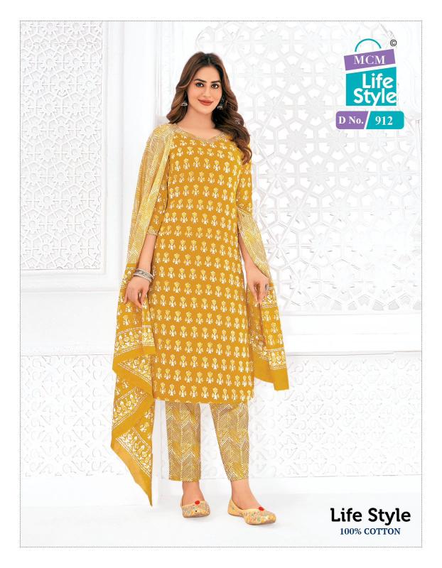 Mcm Life Style Vol 9 Cotton Printed Dress Material wholesale catalog