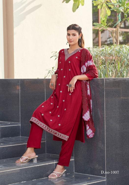 Mystic 9 Dolly Vol 1 Rayon Kurti Bottom With Dupatta wholesale catalog