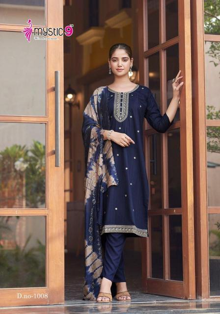 Mystic 9 Dolly Vol 1 Rayon Kurti Bottom With Dupatta wholesale catalog