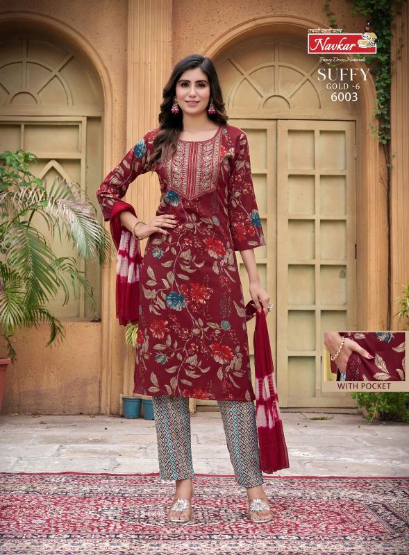 NAVKAR SUFFY GOLD vol -6 Kurti Wholesale catalog
