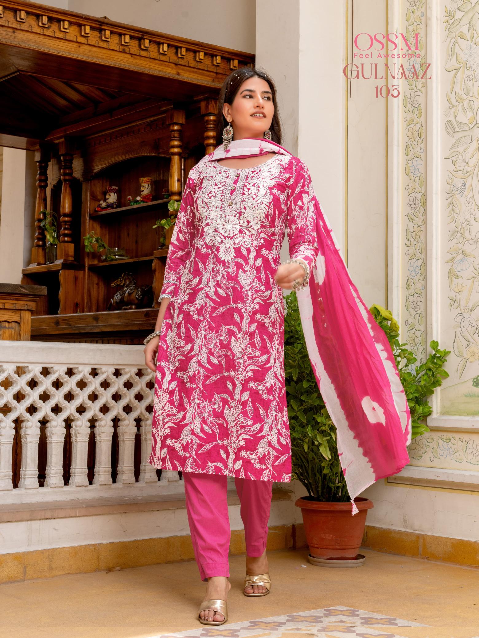 OSSM GULNAAZ VOL1 KURTI Wholesale catalog