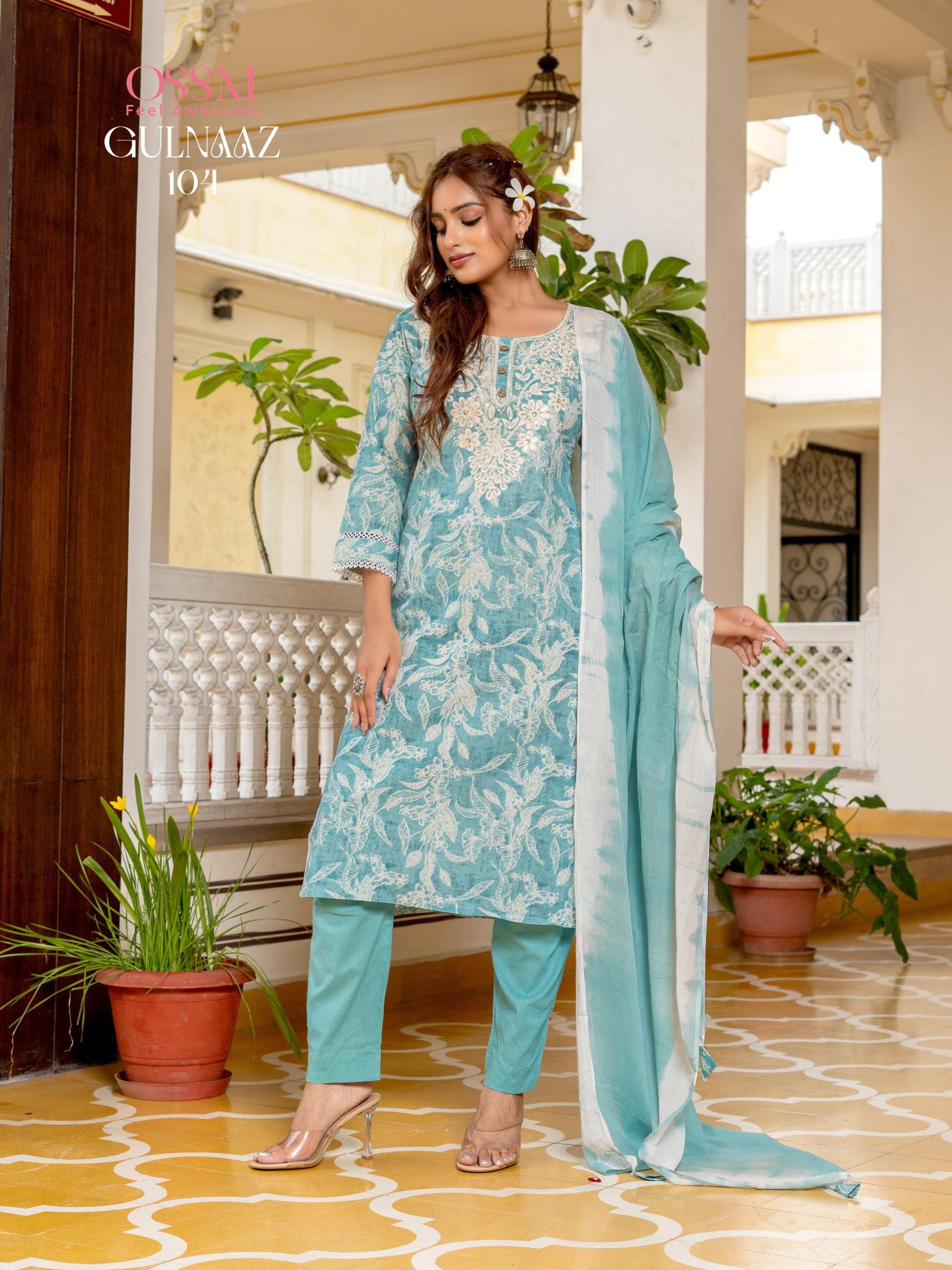 OSSM GULNAAZ VOL1 KURTI Wholesale catalog