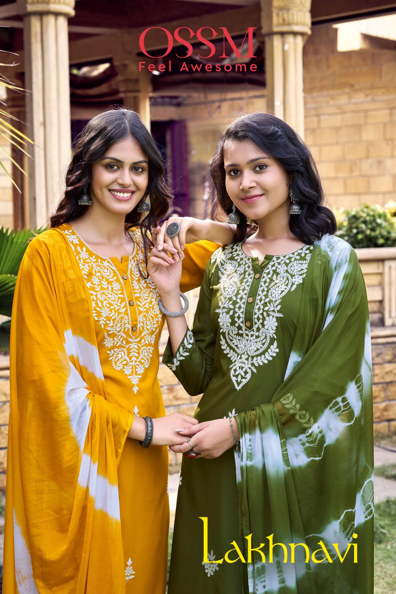 OSSM LAKHNAVI Kurti Wholesale catalog