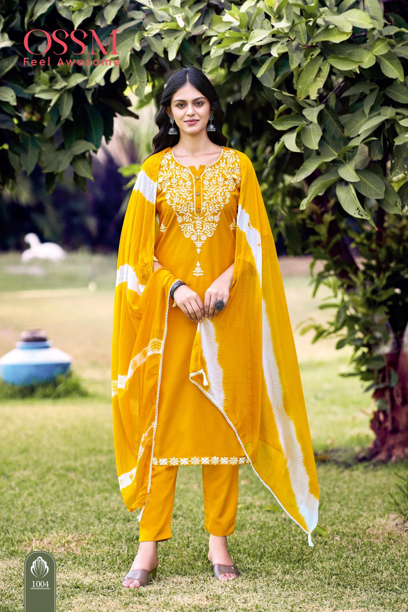 OSSM LAKHNAVI Kurti Wholesale catalog