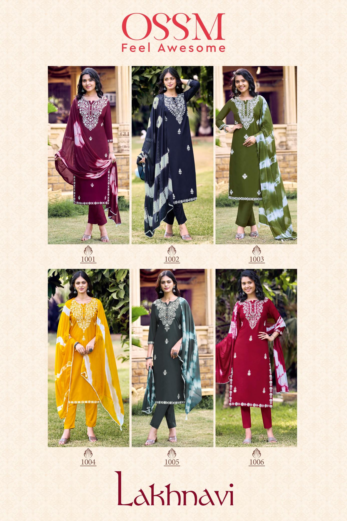 OSSM LAKHNAVI Kurti Wholesale catalog