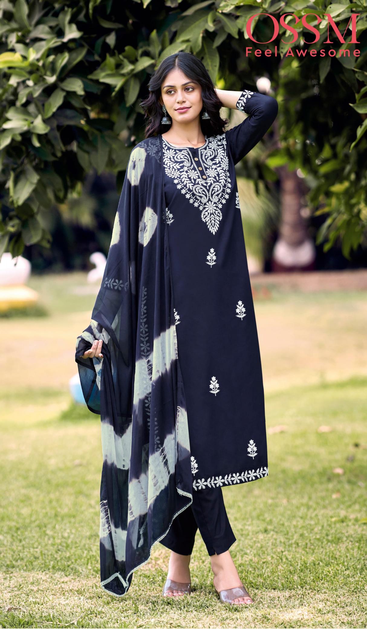 OSSM LAKHNAVI Kurti Wholesale catalog