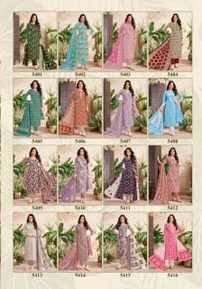 Patidar P Style Vol 54 Cotton Printed Dress Material wholesale catalog