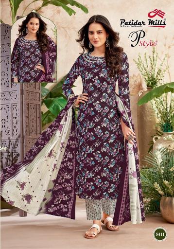 Patidar P Style Vol 54 Cotton Printed Dress Material wholesale catalog