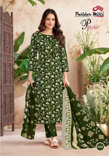 Patidar P Style Vol 54 Cotton Printed Dress Material wholesale catalog