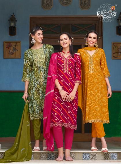 RADHIKA lifestyle Rivazo VOL 1 Kurti Wholesale catalog